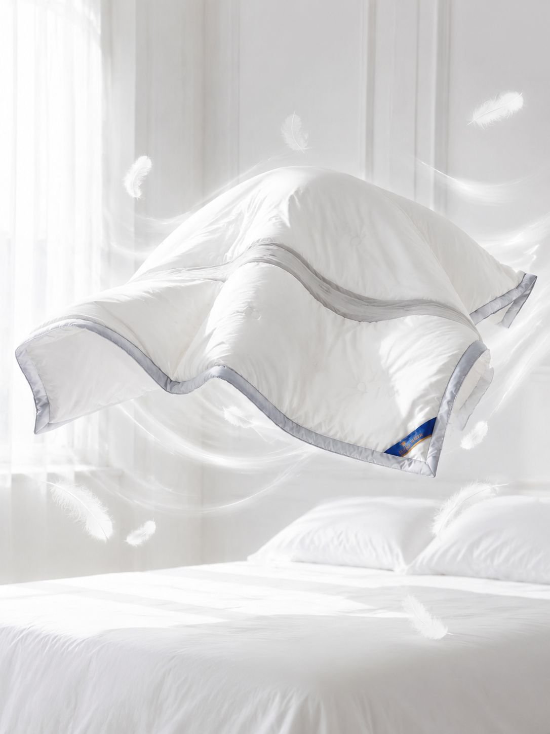 Thin summer quilt for sensitive skin