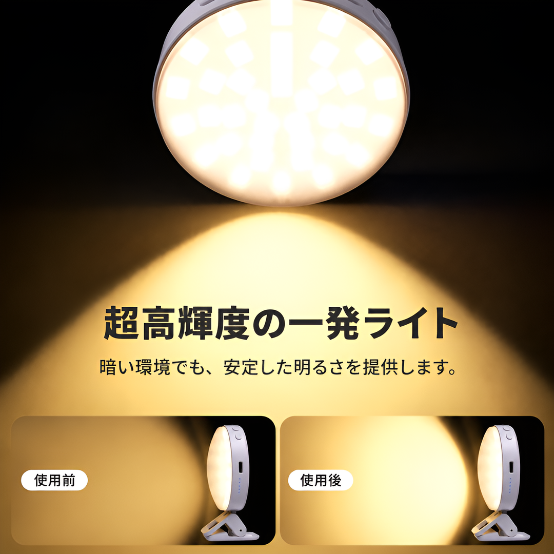 携帯電話用補助ライト リングライト セルフィーライト 1000mAh充電式モデル 無段階調光 3色温度モード 3インチコンパクト球形ライト クリップオンデザイン 強化モード搭載 写真撮影ラ