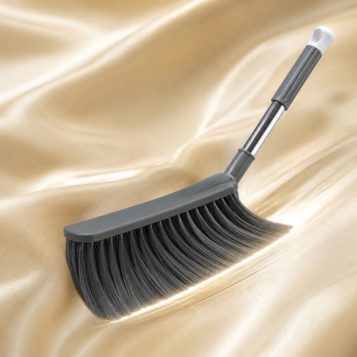 Stainless Steel Long Handle Bed Brush Household Cleaning Brush