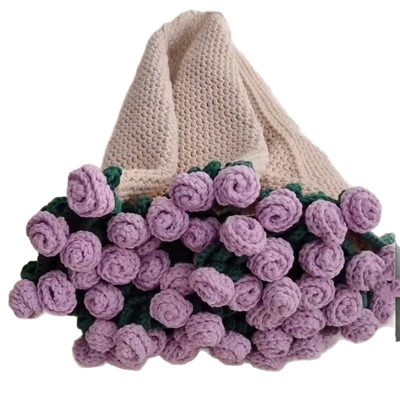Ein Geschenk mit Wärme DIY Blumen Decken Set einfach zu lernen garantiertes Erfolgserlebnis