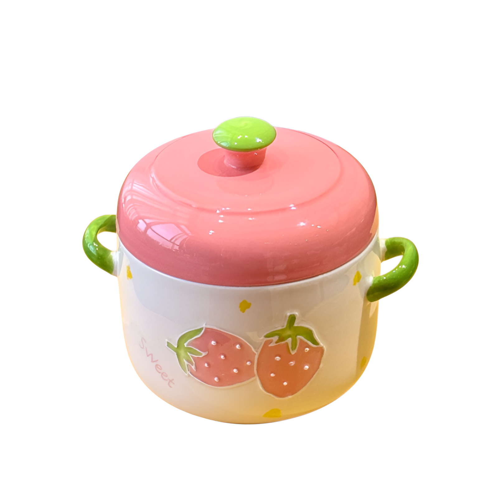 Cocotte en céramique à double couvercle pour ragoût