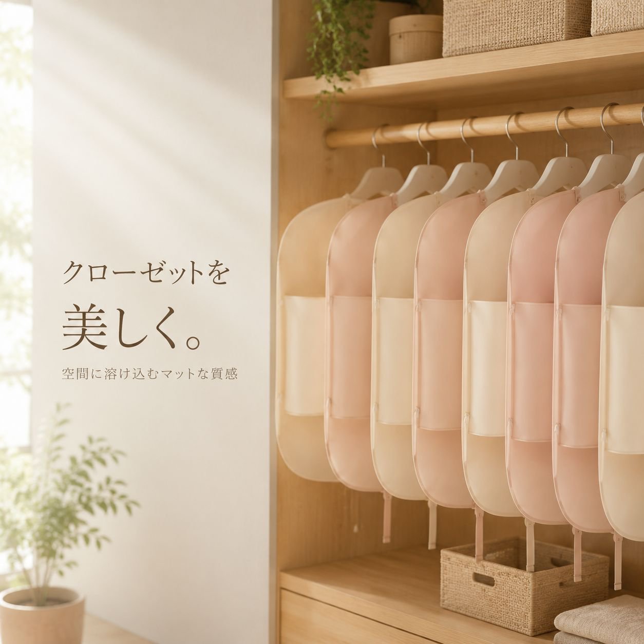 多機能クローゼット吊り下げ式ダウンジャケット収納防塵カバー