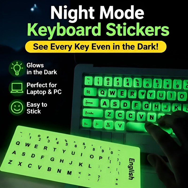 JMY - Luminous Dustproof Keyboard Sticker