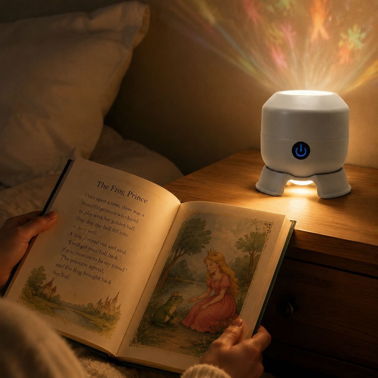 Cross-border LED rotating projector night light for Christmas, children's sleep aid, cartoon night l