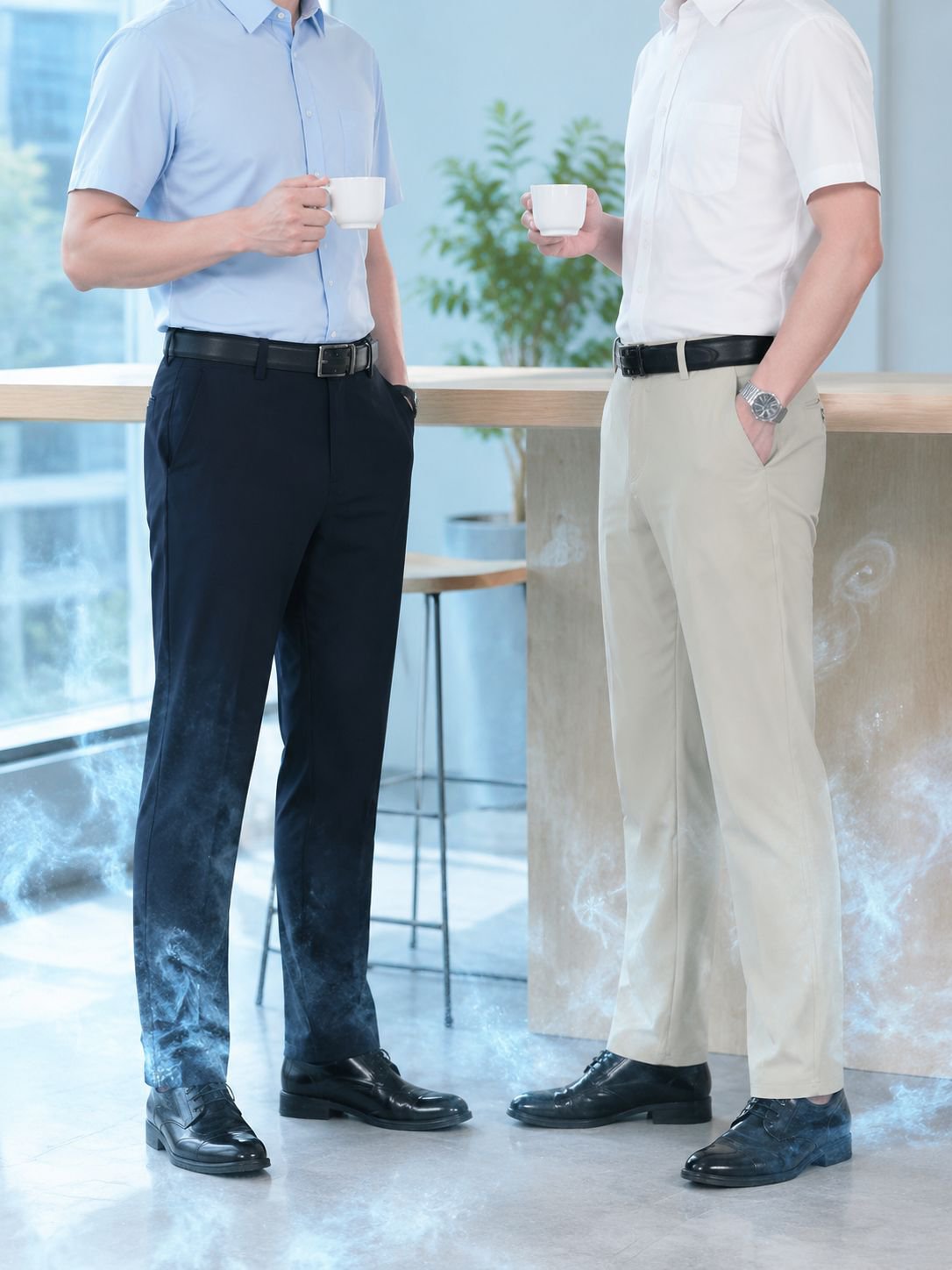 ビジネスとカジュアル兼用のパンツ