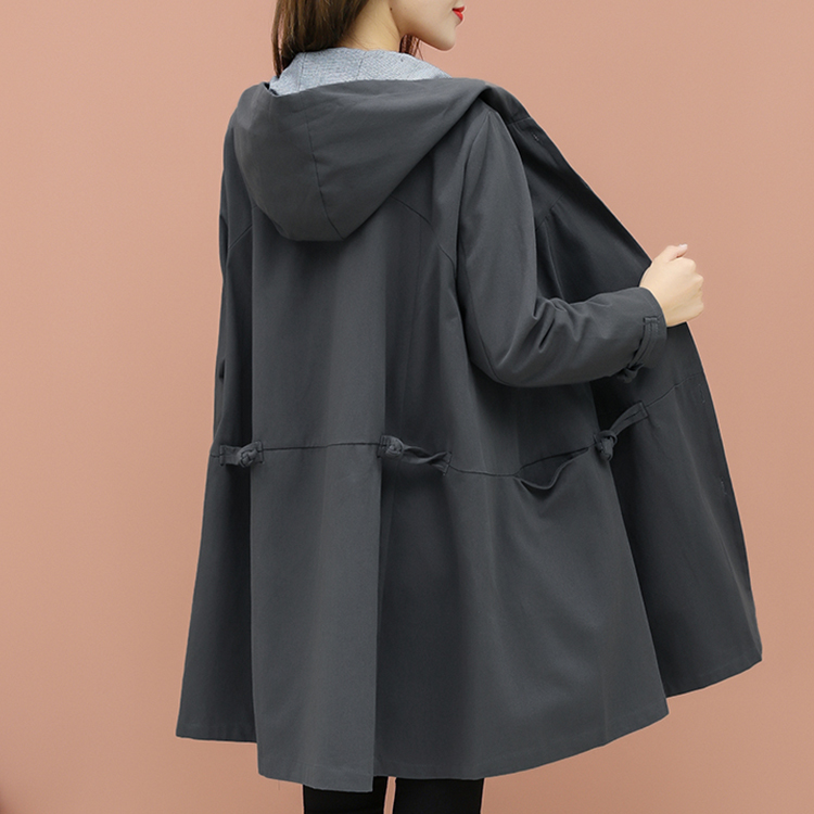 連帽風衣外套