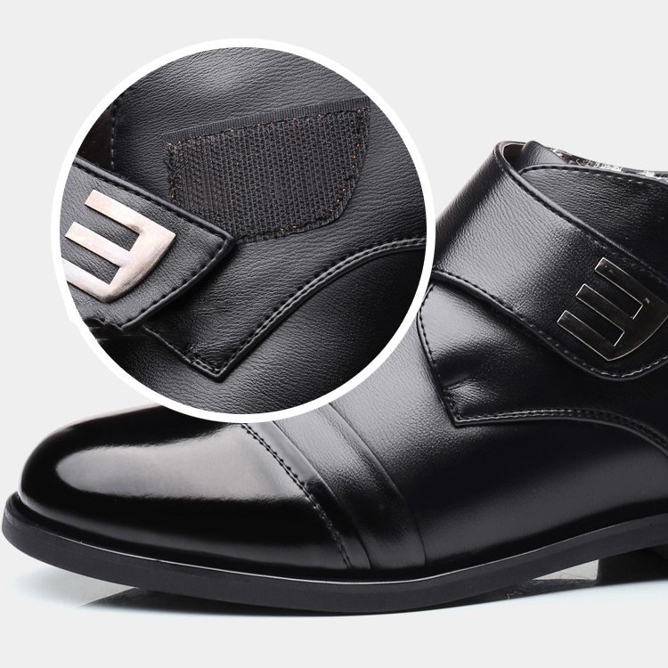 캐쥬얼 남성 가죽 방한 구두