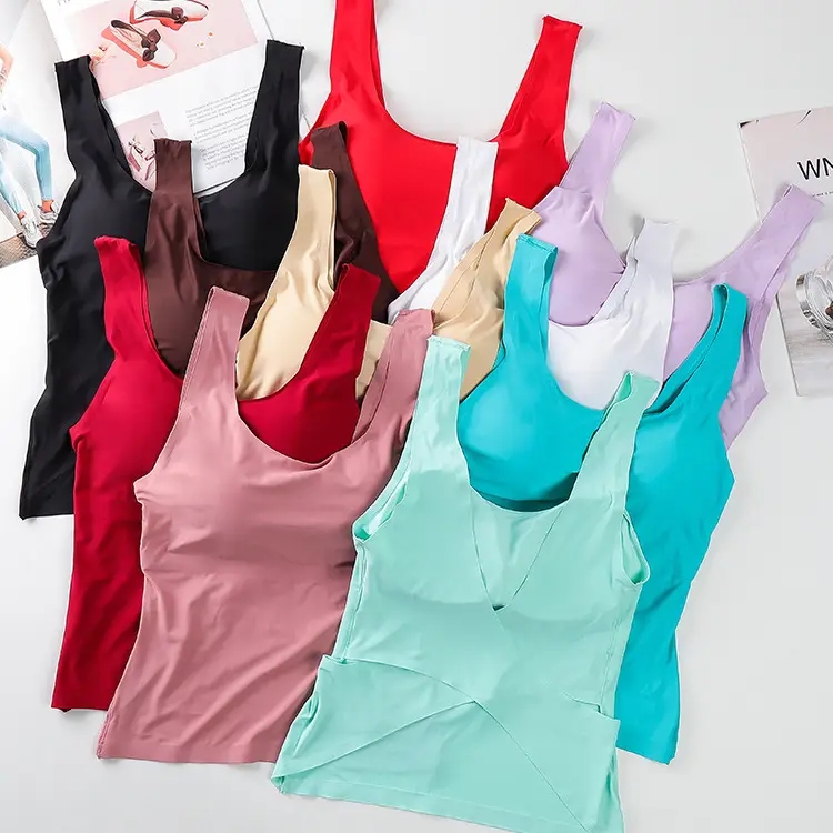 เสื้อชั้นในแบบไขว้หลังสวย ระบายอากาศได้ดี