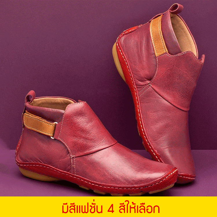 รองเท้าบูทมาร์ตินผู้หญิง ระบายอากาศได้ดี