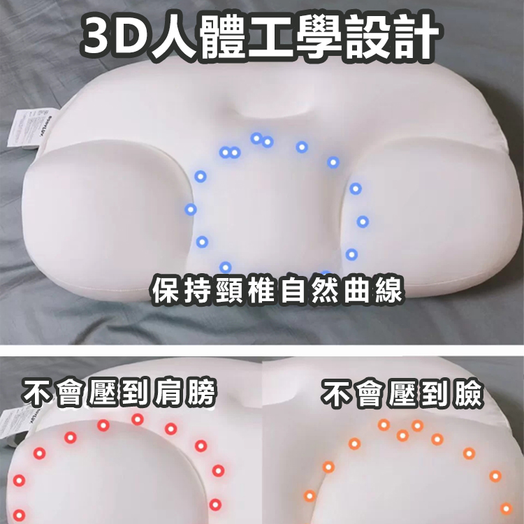 魔法睡眠枕頭！矯正睡姿！拯救頸椎！舒心好眠