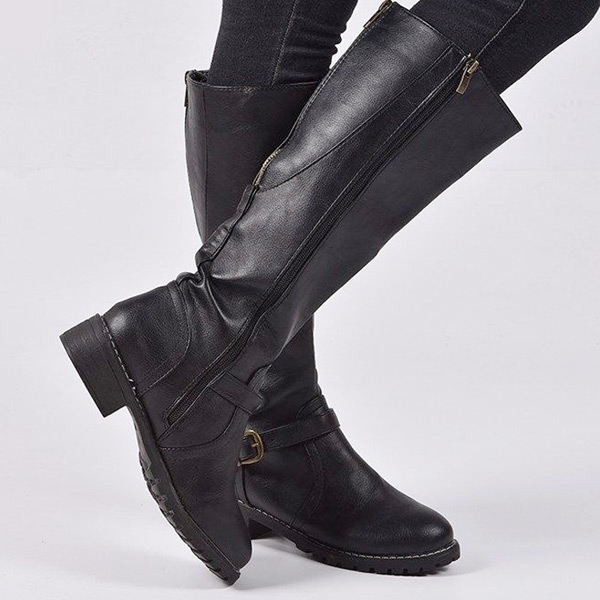 【老鞋廠吹熄燈號】胎牛皮長筒靴