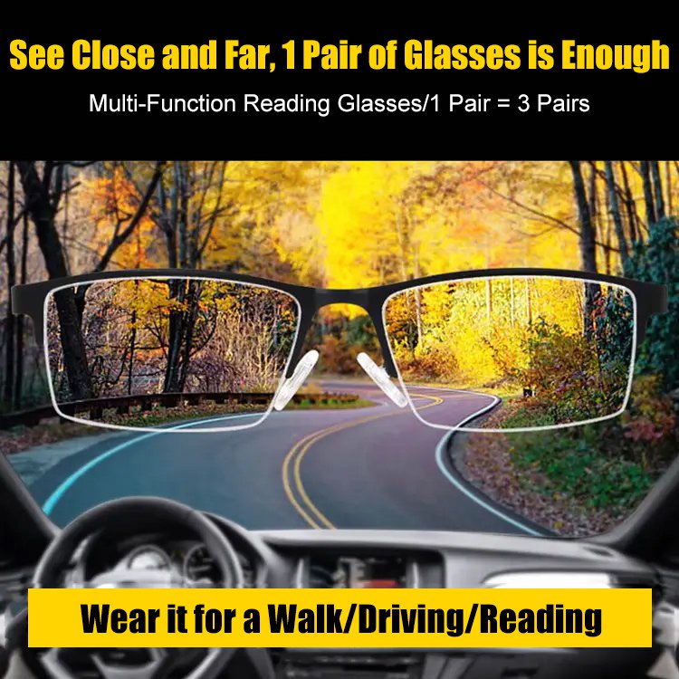 [Made in Japan] Professional Steel Reading Glasses