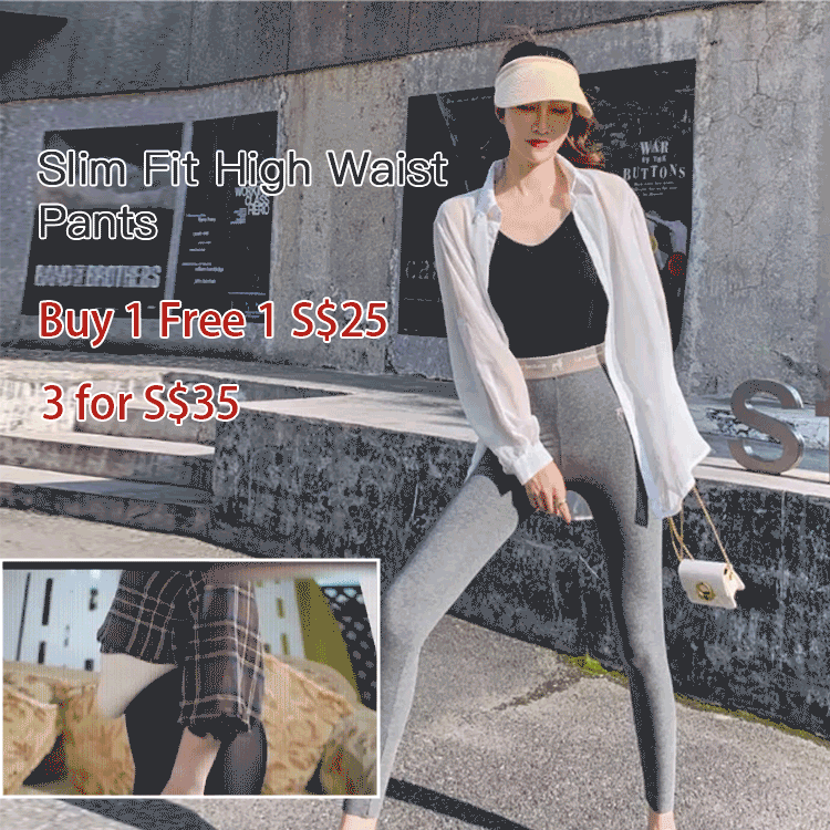 Women’s Slim Fit High Waist Pants