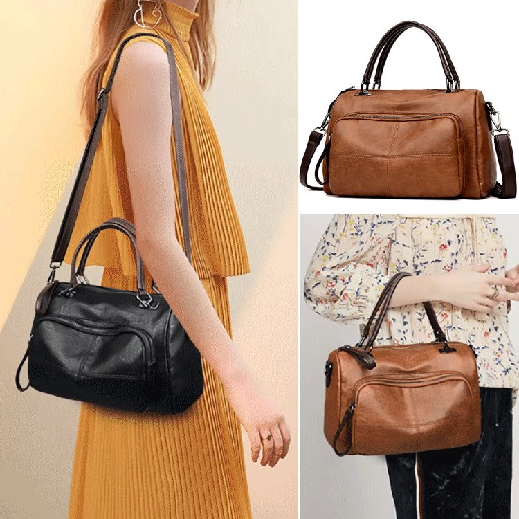 กระเป๋าหนังนิ่ม สไตล์ลำลอง แมทช์ง่าย