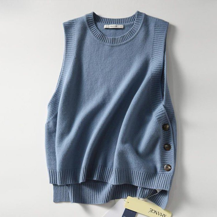 ノースリーブニット