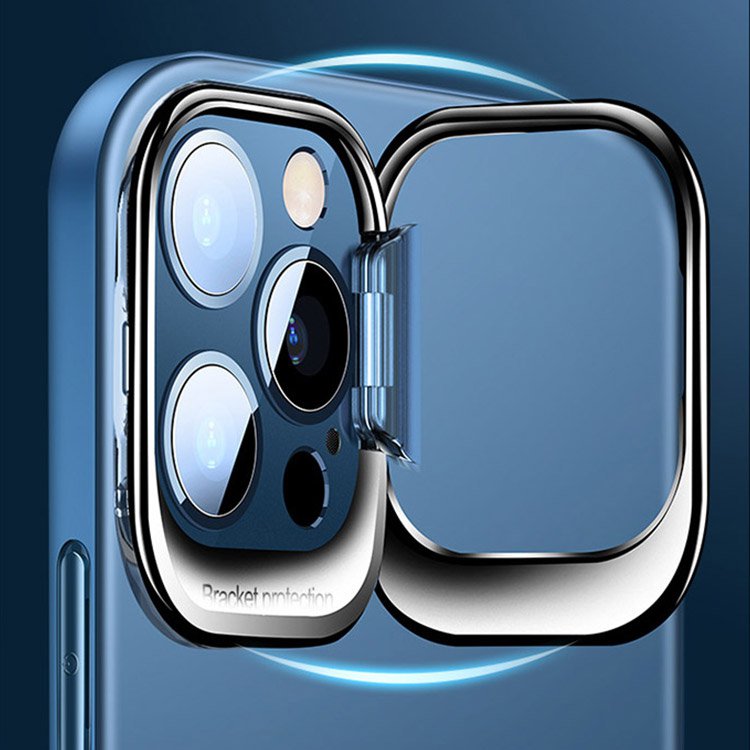 【スタンド付きiPhoneケース】ぴったりフィット　衝撃吸収　指紋防止　iPhoneの美しさを損なわない高級感！