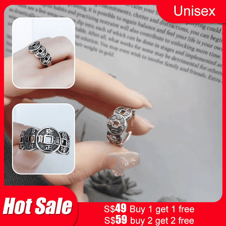 Sterling Silver Lucky Opening Ring