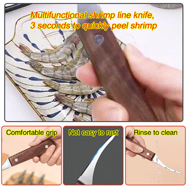 Shrimp line  removal shrimp back opener