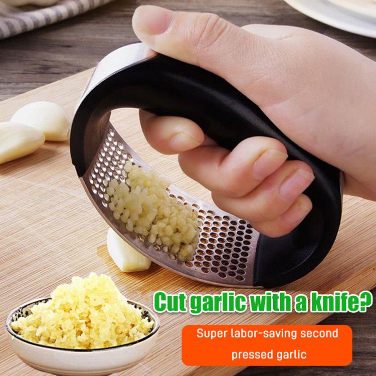 Hand-Held Garlic Press