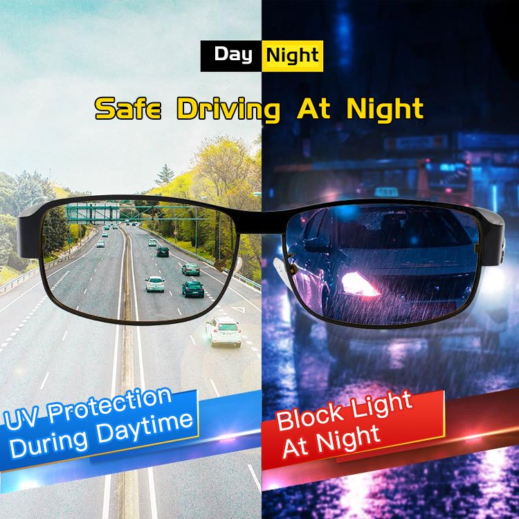 Intelligent Dual Use Polarized Sunglasses
