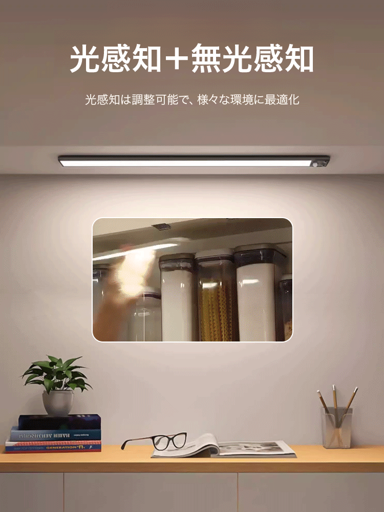 3色調光機能人感センサーライト