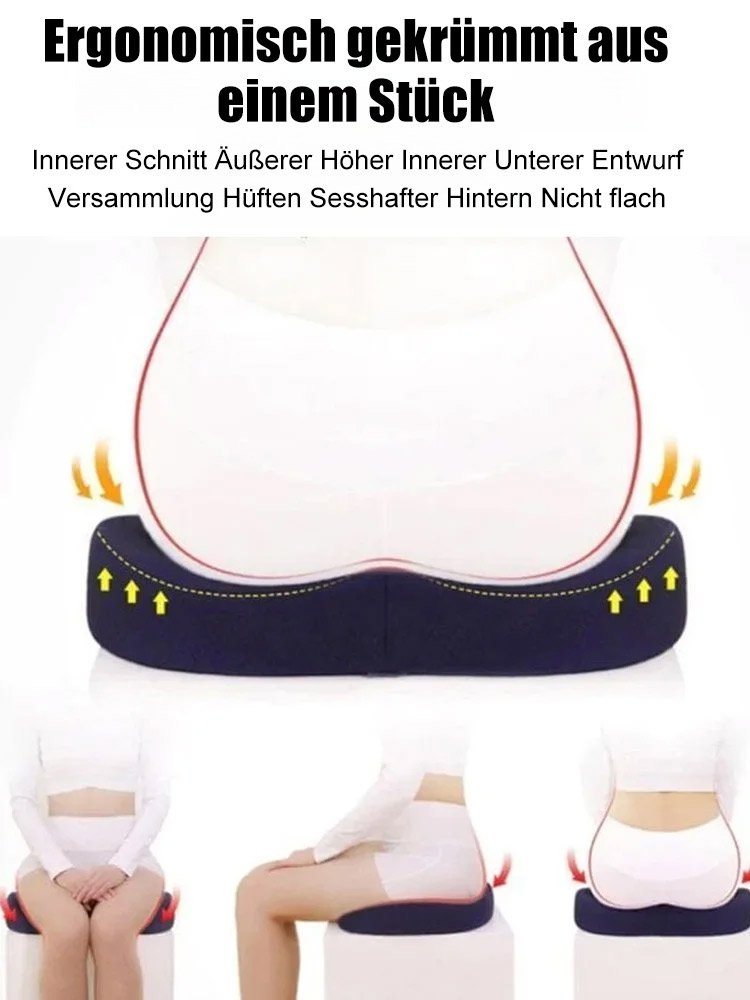 Druckreduzierendes  Kissen aus Memory Foam