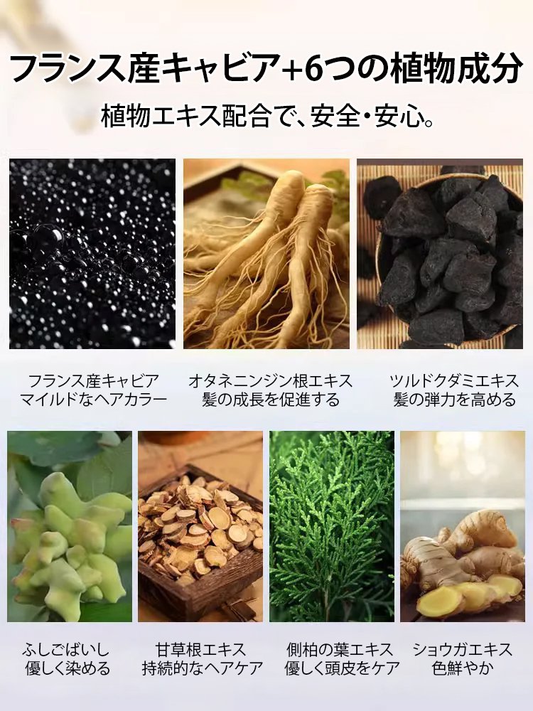 キャビアプロテインヘアカラー