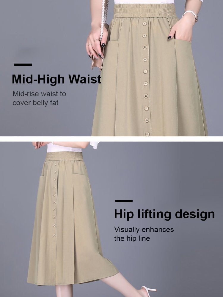 "Put it on and instantly transform into a goddess" Mid-length elegant dress