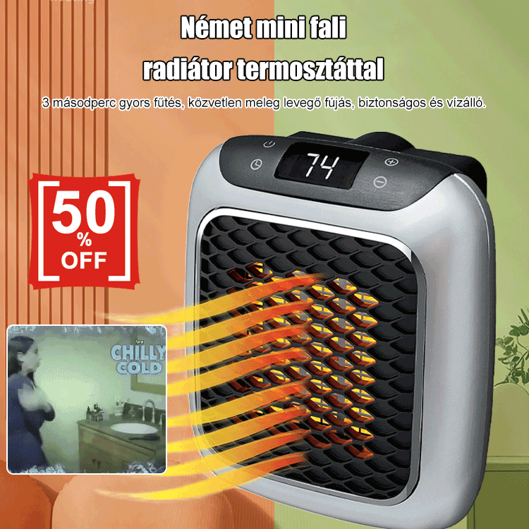 Azonnali Meleg Távirányítással! Német Eco Fűtőtest: Felejtse el a magas fűtésszámlát! ✨️ 