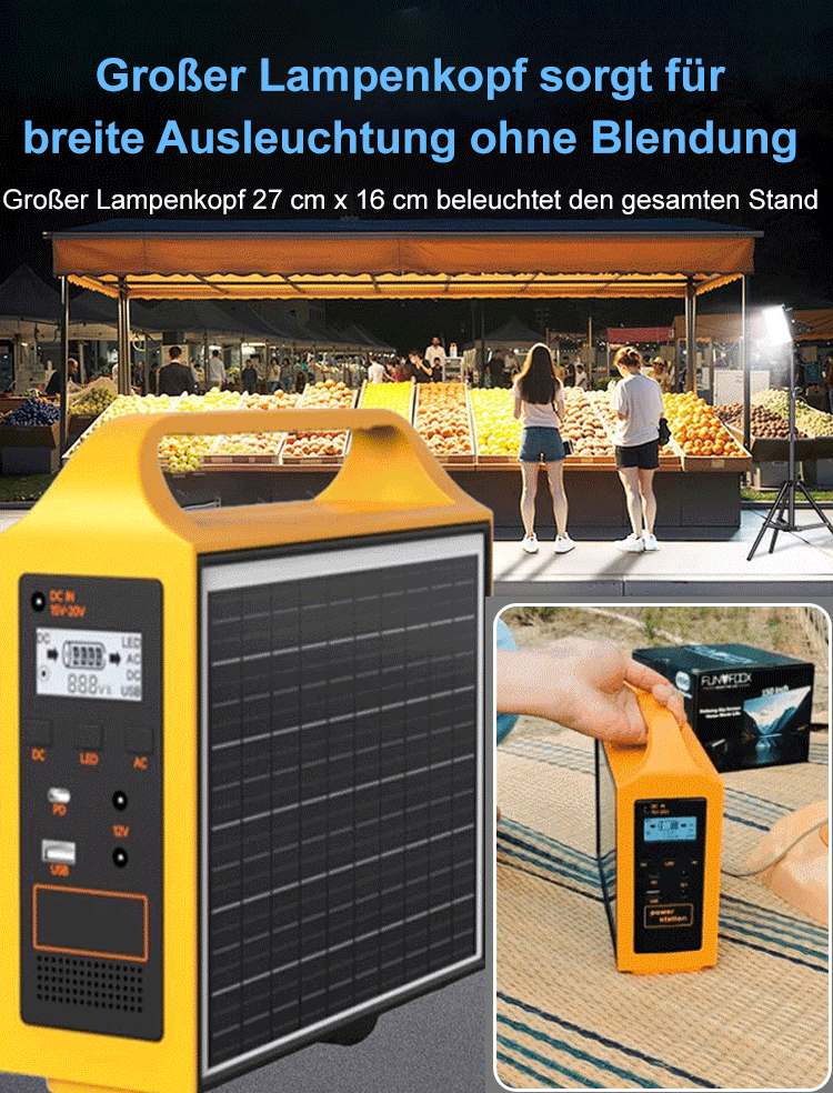 Solar-Notbeleuchtungslampe