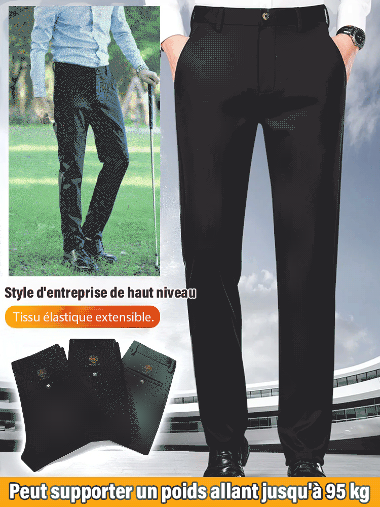 Pantalon d'affaires décontracté pour hommes