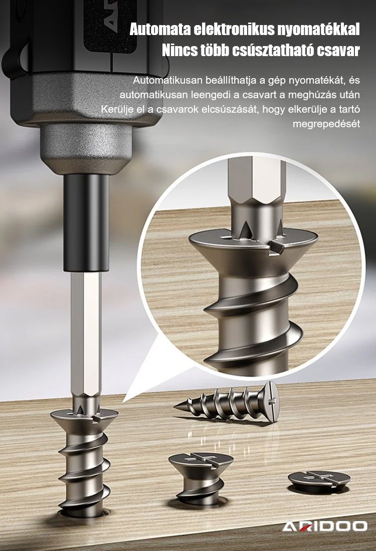 Többfunkciós és erős elektromos csavarhúzó