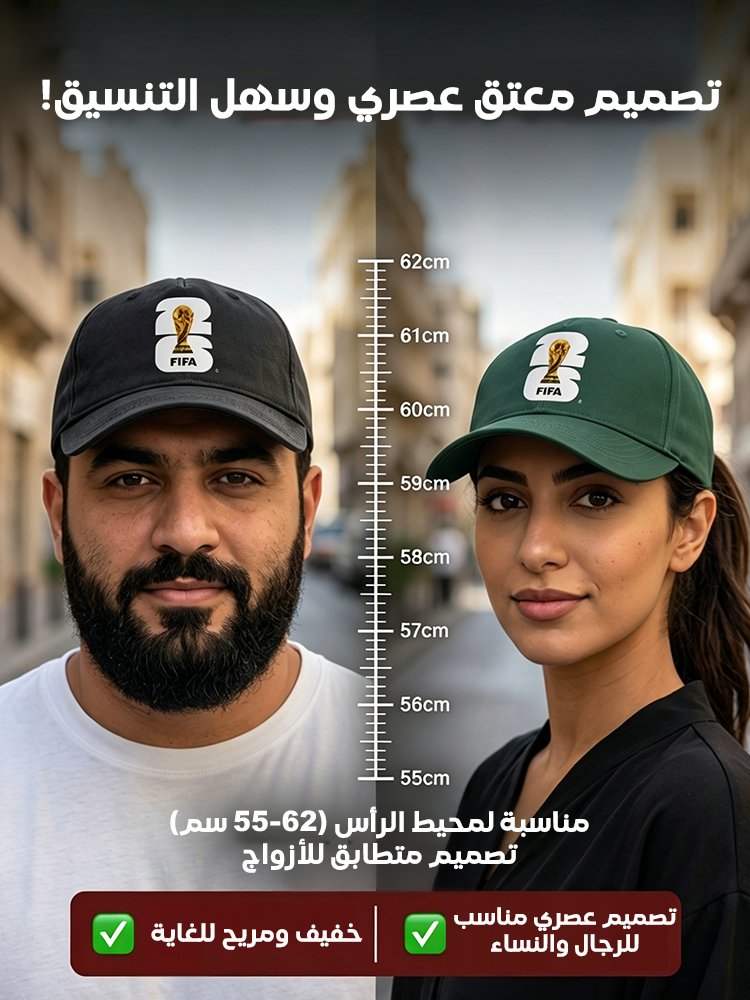 قبعة البيسبول التذكارية الفاخرة لكأس العالم 2026(إصدار محدود)
