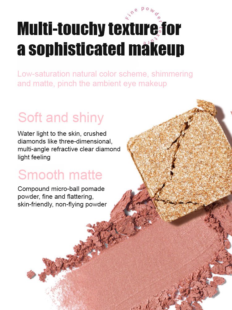 Flowing Color Linglong Four-Color Eyeshadow