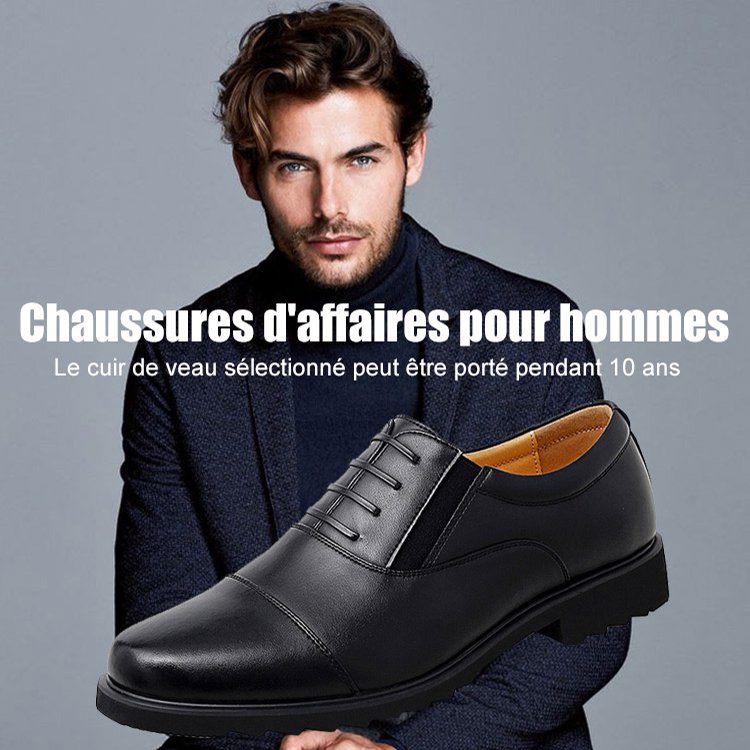 Chaussures d'affaires en cuir pour hommes