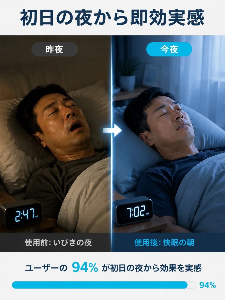 【いびき対策】快眠サポート睡眠マウスピース
