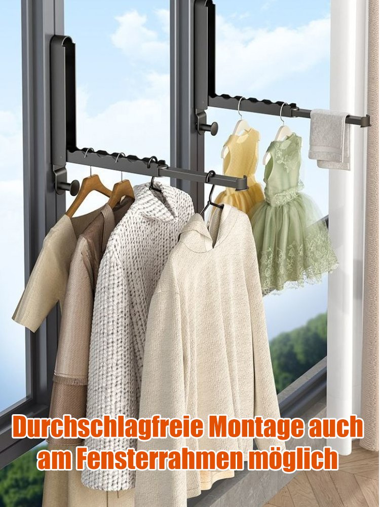 YH- Nicht stanzender faltbarer teleskopischer Kleiderbügel