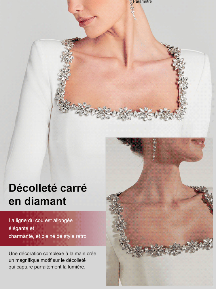 Robe ornée de diamants Kimberley