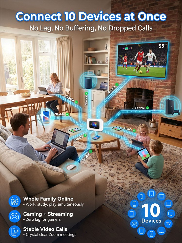New generation high-speed portable WiFi