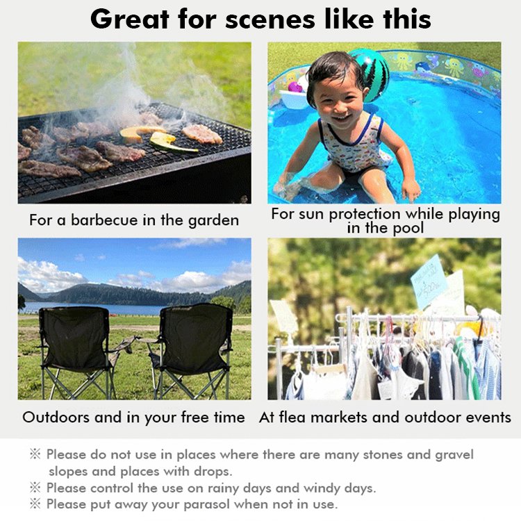 Outdoor garden sunshade waterproof umbrella cloth