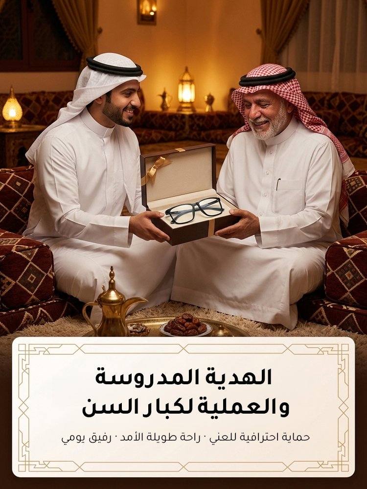 نظارة قراءة ذكية ذات تركيز تلقائي | بدون فحص نظر | عدسة متعددة البؤر للقريب والبعيد ✨