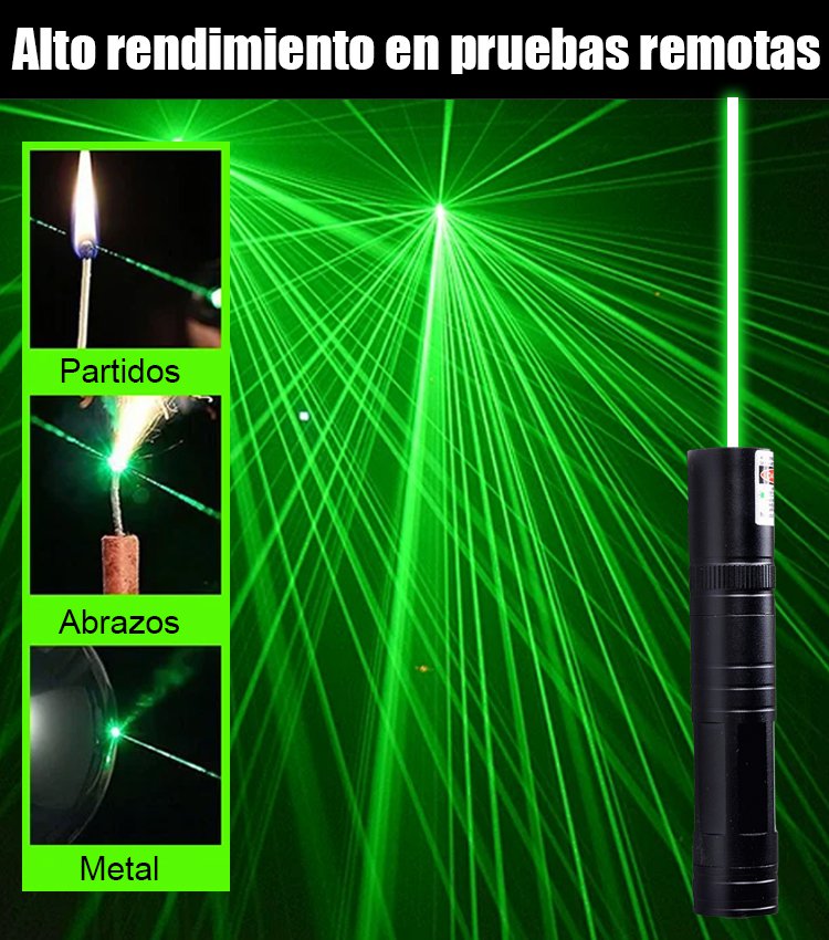 Luz láser de punto único rojo y verde