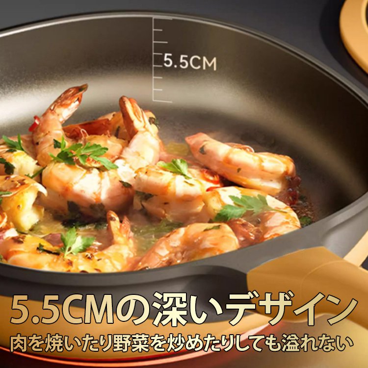 チタンコーティング焦げ付かない鍋