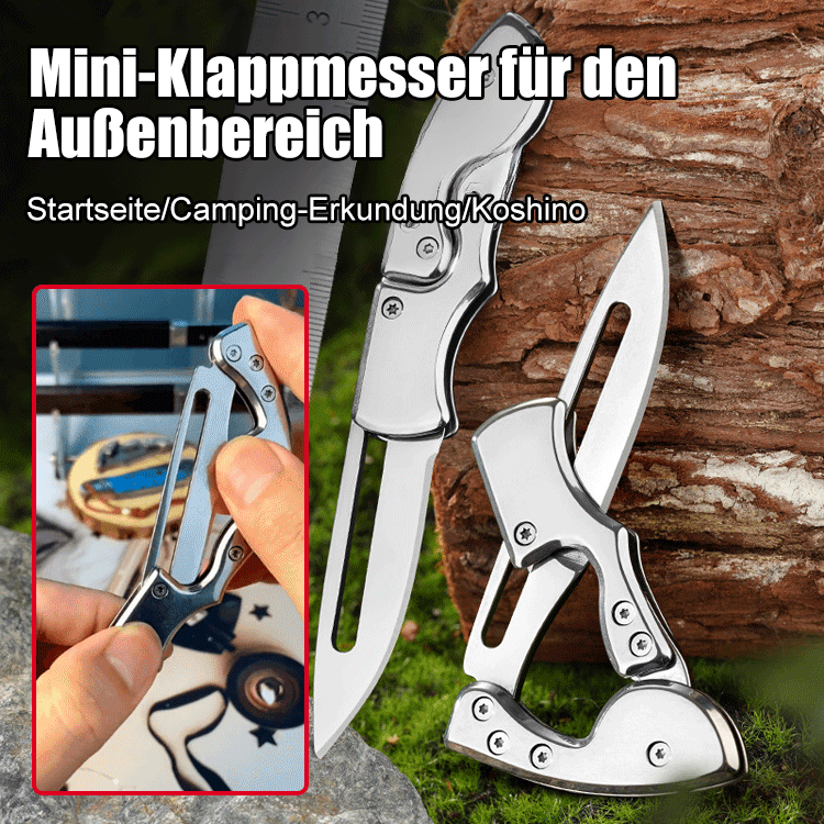 Outdoor Mini Ganzstahl-Klappmesser mechanisch