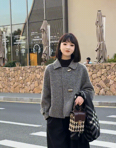 【秋の新作、先着100名様限定で半額】ショート丈ウールコート