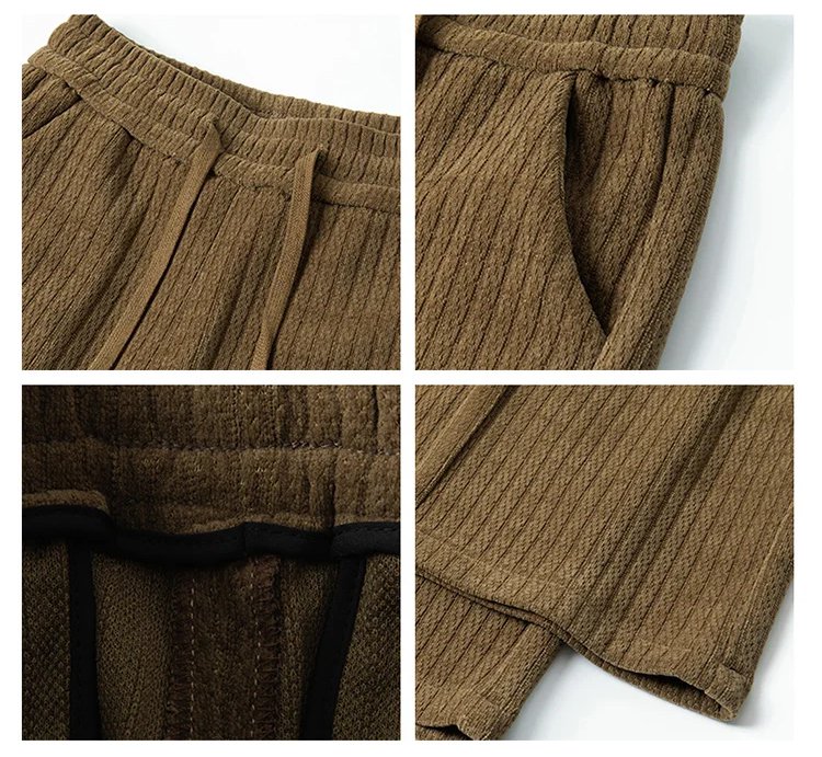 柔らかいコーデュロイ生地のアップ画像