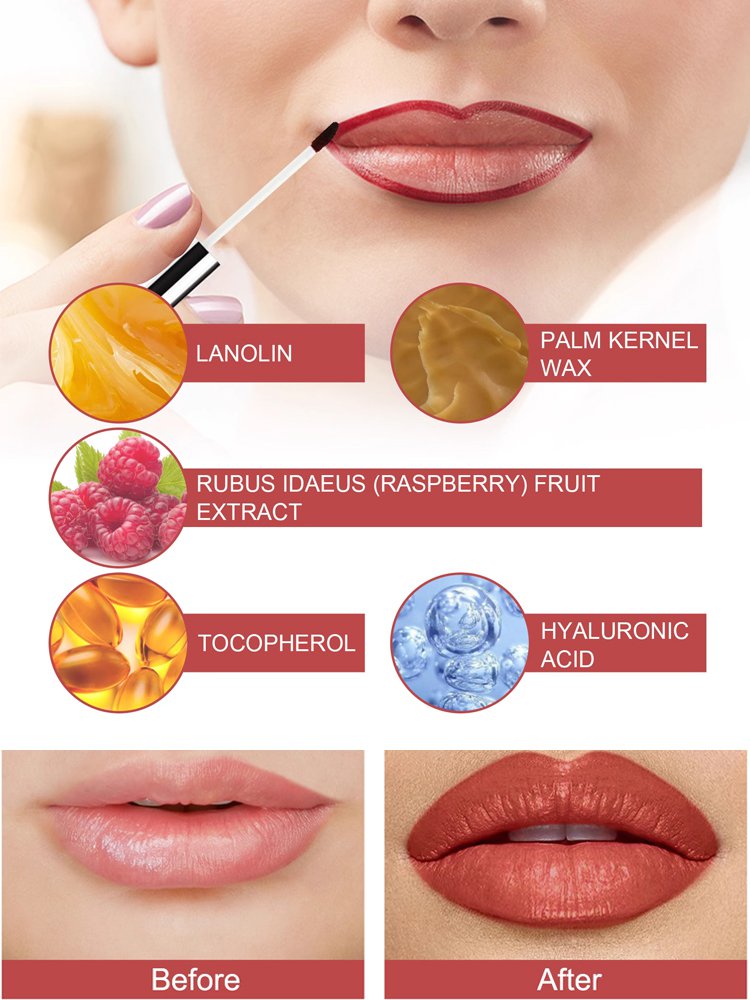 Peel- Off Lip Liner Lipstain Lasts all day