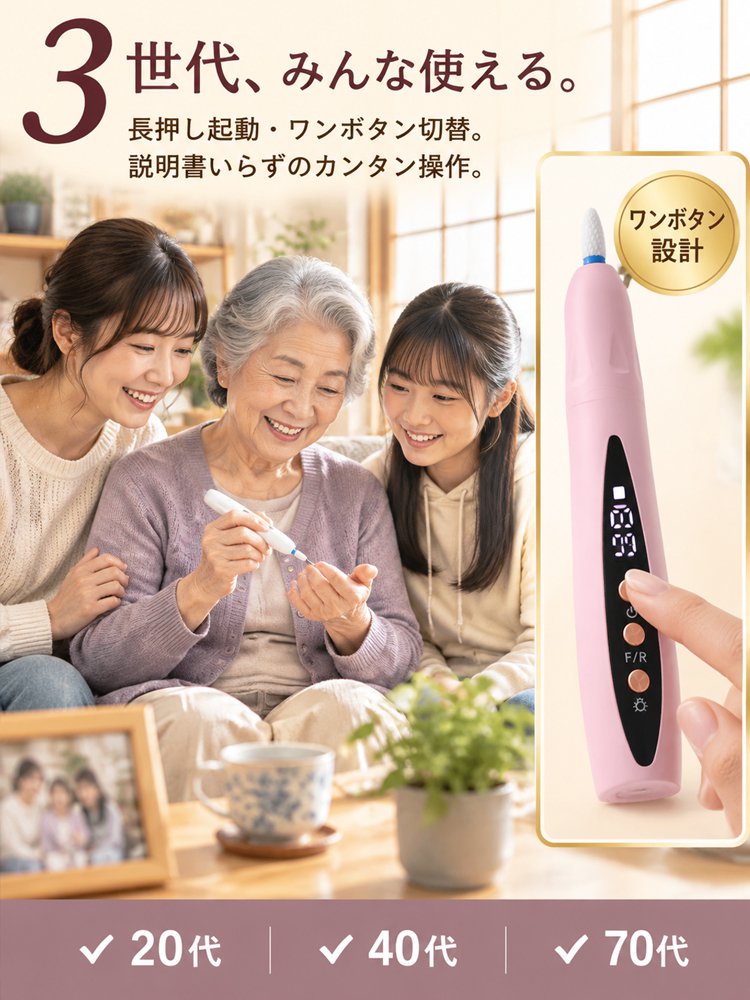 電動ネイルグラインダー12点セット