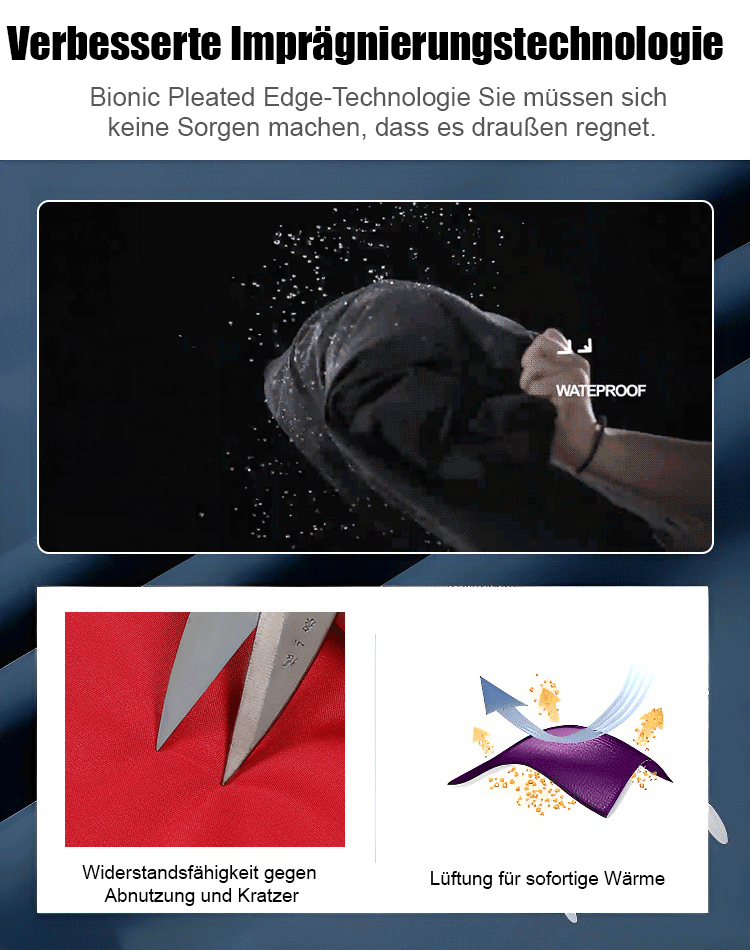 Winddichter Sturmanzug im Freien