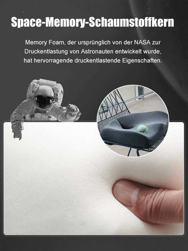 Druckreduzierendes  Kissen aus Memory Foam